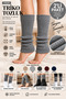 Women's Winter Long Leg Warmers Knitted Cotton Leg Warmer 2-Pair