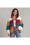 Hooded Hand Knitted Puffy Retro Cardigan Jacket Long Length