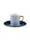 Navy 2-Person Coffee Cup Set 90 ml Modern Single Size - 5