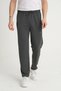 Men's Anthracite Sweatpants – Combed Cotton Fabric – Embroidery Detailed - 2