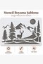 Stencil Decorative Painting Template A4 Sy-310