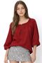 Mixray Buttoned Muslin Blouse