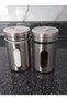 Metal Glass Spice Rack Salt Shaker - 3