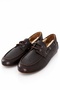 Brown Fur Lace-Up Moccasins 24171 - 2