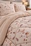 Double Floral Welsfot Sleeping Set Double-Sided 195X215