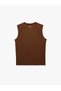Comfortable Fit Crew Neck Sleeveless Basic Sports Tank Top - 4