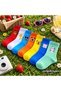 7” Cartoon Anime Gumball Darwin Jake Finn Character Cheerful College Tennis Socks - 3