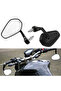 7/8" or 1" Motorcycle Motorbike Scooters Rear View Side Mirror Handle Bar End Mirrors For Yamaha Kaw - 3