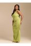 Rochie maxi, verde - 4XL - 8