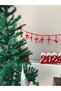 Christmas Velvet Ribbon Gold Belled Chain Christmas Pine Tree Ornament Home Decor New Year - 5