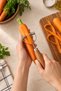 Premium Acacia Handle Fruit and Vegetable Peeler - 2