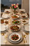 Black Bow Luxury Ceramic Cake Set for 6 People Cake Plate (20 cm) - 5