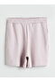 Two Mt Shop Quality Lcw Vision Lilac Women's Shorts with Elastic Waist - 5