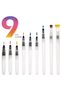 9pcs Watercolor Brush Set, Water Soluble Colored Pencil Watercolor Brush For Beginners Or Kids, Easy - 8