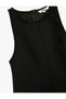 Slim Fit Sleeveless Crew Neck Peplum Blouse - 5
