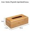 Arven - 2 Pieces Bamboo Z Napkin Holder, Tissue Box - 7