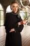 Embroidered Stylish Dress Black