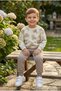 Boy's bear design 100% cotton pajama set - 2