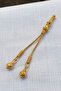 Silver Kazaziye Classic Model Two-Tassel Rosary - Gold Color