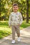 Boy's bear design 100% cotton pajama set - 3