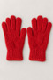 Women's Gloves Plush Long Finger Red - 3