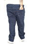 Fashion XL Large Size Men's Classic Jeans Mark 21920D Navy Blue - 4