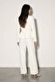 Cream Pile Detailed Buttoned Jacket - 4