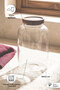 Manyas Borosilikat Glass Multi-Purpose Pantry Jar with Acacia Lid 1900 ml - 2