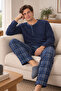 Winter Warm Men's Fleece Pajama Set - 3