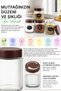 4-Piece Wooden Vacuum Lid Filter Coffee, Turkish Coffee, Nescafe, Milk Powder Jar 600 ml Glass Jar - 2