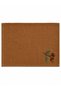 6-Piece Nut Embroidered Placemat Set - 100% Raw Linen - 4