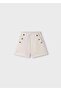 Girls' Cream Shorts - 2