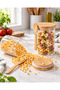 Bambu 1 Piece 1000 ml Large Airtight Glass Jar with Spoon Lid - 3