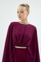 DİVİNA ELBİSE Bordo - 4