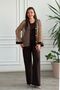 Sequin Mesh Cardigan Triple Set - 4