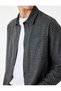 Comfortable Fit Cotton Long Sleeve Pocketed Buttoned Plaid Lumberjack Shirt - 5
