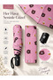 Teddy Bear Patterned Pink Colored Automatic Full Function Opening and Closing Fiber Wire Quality Original Umbrella - 2