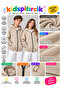 Unisex Children's Beige Zippered Cardigan 3-Ply Thick (Thick-Winterly) - 7