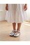 Girl's Bow Tie Silver Matte Orthopedic Ballerina Shoes - 4