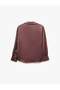 Regular Fit Long Sleeve Buttoned Classic Collar Satin Shirt - 2