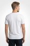 Men's White Bambo V-Neck Half Sleeve T-Shirt - 3