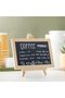 Mini Chalkboard Signs with Easel Stand,6 Pack Message Boards for Table,Wedding,and Restaurant Food Display,18 x 13 cm - 5