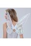 Shiny Transparent Fairy Wings for Grown-up,Adjustable Butterfly Costume for Halloween and Cosplay Parties - 3