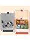 Stackable Transparent Storage Containers,4 Pack Multi-Purpose Organizer Bins for Pantry,Fridge,and Office - 5