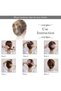 Metal U-Shape Hair Side Combs,6-Piece Matte Black Vintage Hair Pins for Thick and Long Hair - 6