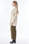 100% Cotton Hakim Collar Tunic Cream - 3