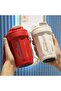 480ml Stainless Steel Coffee Mug,316 Insulated Car Water Cup with Wrist Strap,White - 2