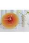 30 cm Tempered Wall Clock,Silent Non-Ticking Gradient Sunset Design,Battery Operated Modern Decor - 4