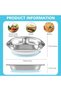 Stainless Steel Suction Baby Plate,Divided Toddler Plate,Food-Grade 304 Stainless Steel - 5