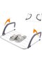 Foldable Hanging Clothes Drying Rack,5 Bar Adjustable Laundry Airer for Balcony and Window,19.69 x 13.78 Inch - 3